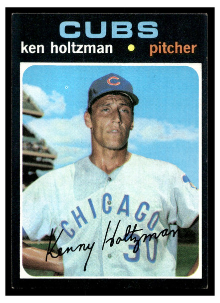 1971 Topps Ken Holtzman #410 Low Grade - Creases front of card