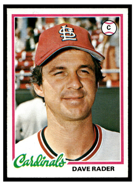 1978 Topps Dave Rader #563 VG front of card