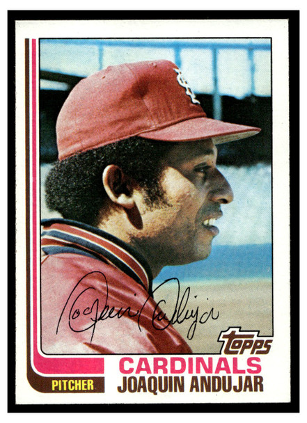 1982 Topps Joaquin Andujar #533 Low Grade front of card