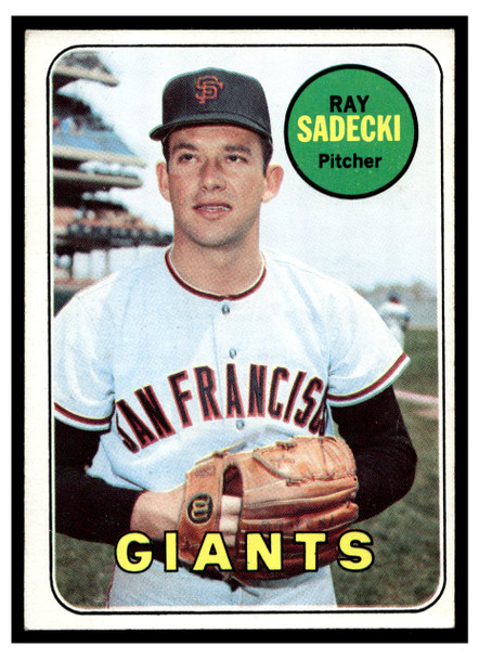 1969 Topps Ray Sadecki #125 Low Grade front of card