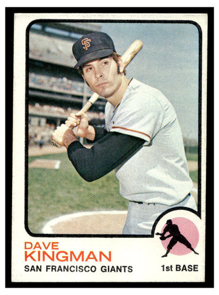 1973 Topps Dave Kingman #23 VG front of card