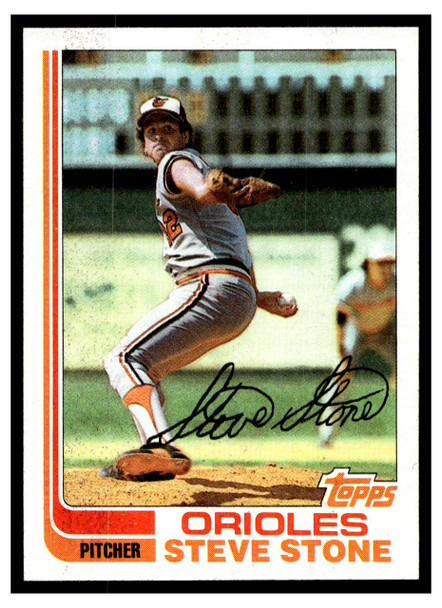 1982 Topps Steve Stone #419 Low Grade front of card