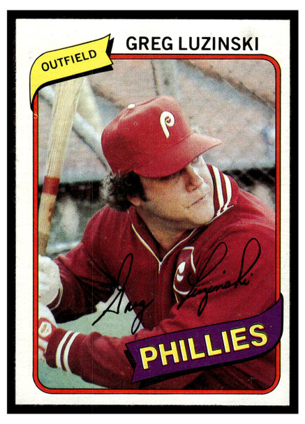 1980 Topps Greg Luzinski #120 Good front of card