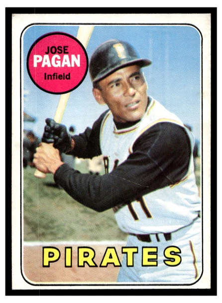 1969 Topps Jose Pagan #192 Good front of card