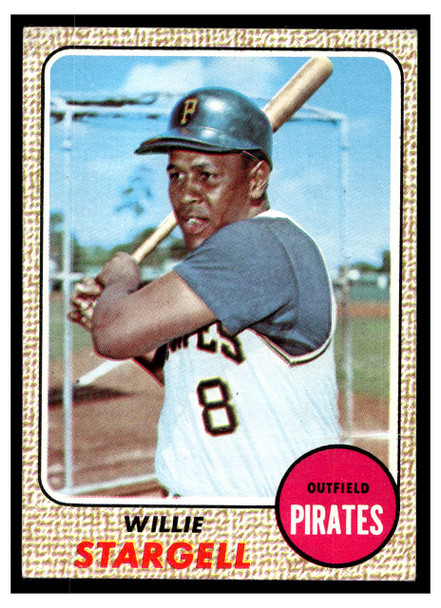 1968 Topps Willie Stargell #86 HOF Low Grade - Creases front of card