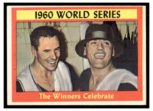 1961 Topps Gino Cimoli / Bill Mazeroski #313 World Series HOF Low Grade front of card