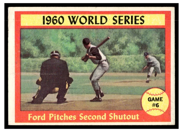 1961 Topps Whitey Ford #311 World Series HOF Low Grade - Creases front of card