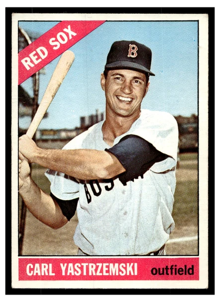 1966 Topps Carl Yastrzemski #70 HOF Low Grade - Creases front of card