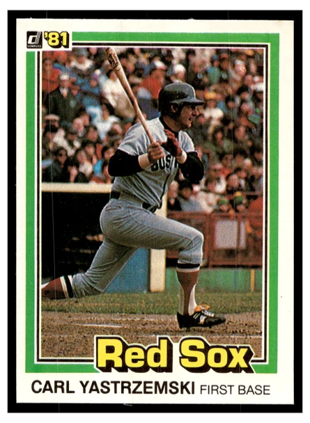 1981 Donruss Carl Yastrzemski #94 HOF Good front of card