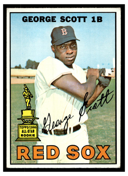 1967 Topps George Scott #75 Good front of card