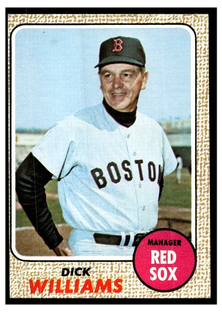 1968 Topps Dick Williams #87 HOF Low Grade front of card