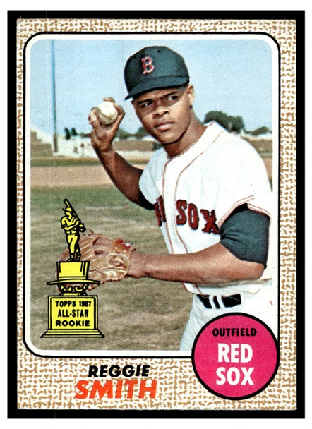 1968 Topps Reggie Smith #61 Low Grade front of card