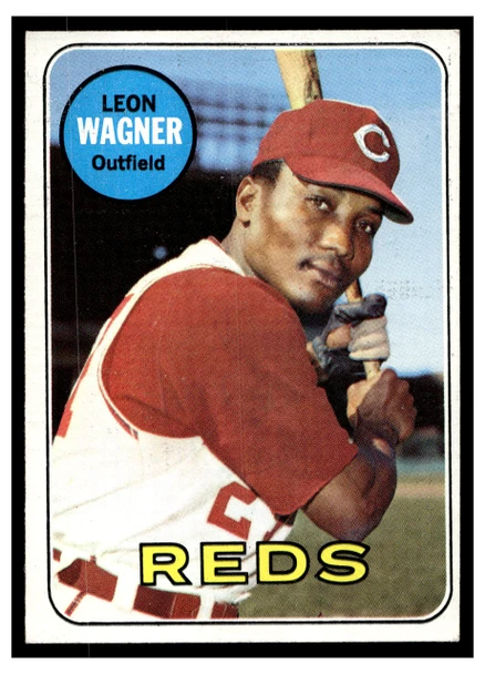 1969 Topps Leon Wagner #187 Good front of card