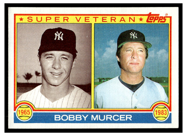 1983 Topps Bobby Murcer #783 Super Veteran Low Grade - Creases front of card