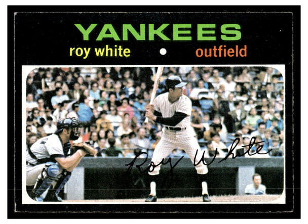 1971 Topps Roy White #395 Good front of card