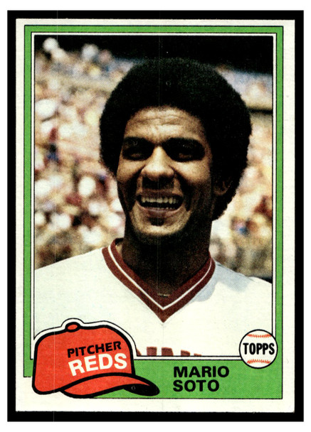 1981 Topps Mario Soto #354 Low Grade front of card