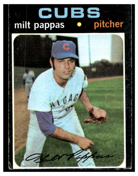 1971 Topps Milt Pappas #441 Low Grade front of card