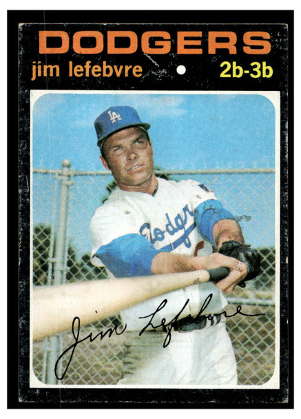 1971 Topps Jim Lefebvre #459 Low Grade - Marks front of card