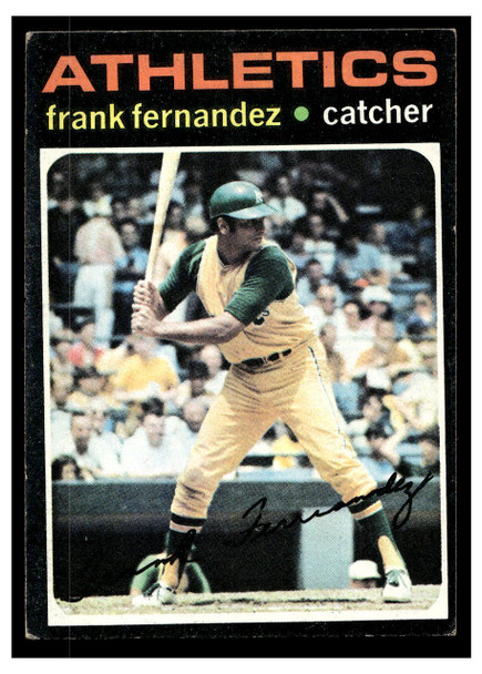 1971 Topps Frank Fernandez #468 Low Grade front of card