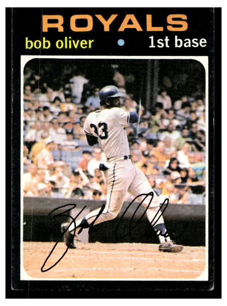 1971 Topps Bob Oliver #470 Low Grade front of card