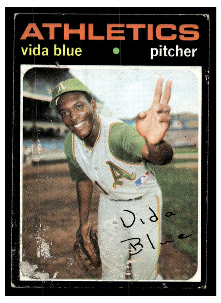 1971 Topps Vida Blue #544 Poor front of card
