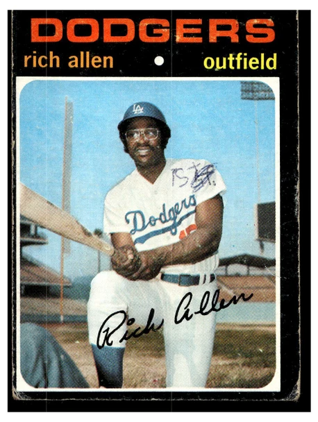 1971 Topps Dick Allen #650 HOF Low Grade front of card
