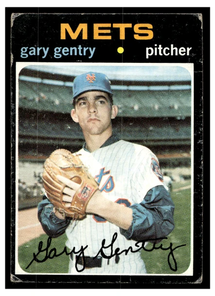 1971 Topps Gary Gentry #725 Low Grade front of card