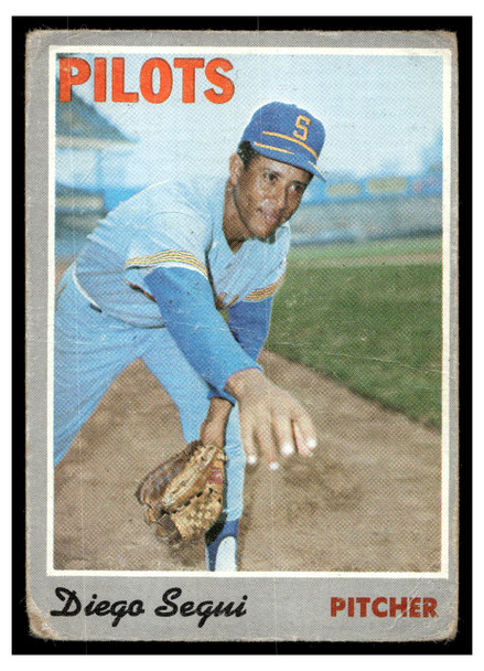 1970 Topps Diego Segui #2 Low Grade front of card