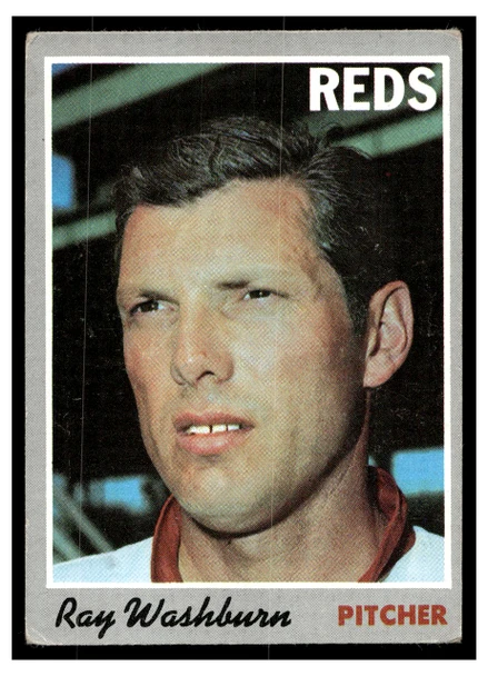 1970 Topps Ray Washburn #22 Low Grade front of card