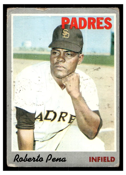 1970 Topps Roberto Pena #44 Poor front of card