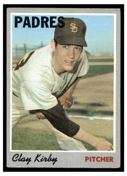 1970 Topps Clay Kirby #79 Low Grade front of card