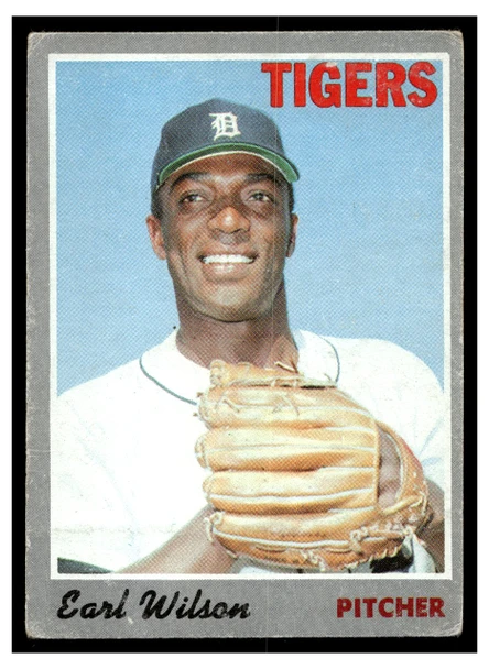 1970 Topps Earl Wilson #95 Low Grade front of card