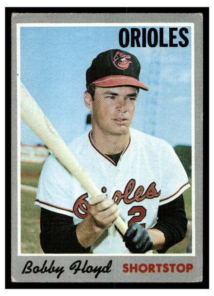 1970 Topps Bobby Floyd #101 Low Grade — Example A front of card