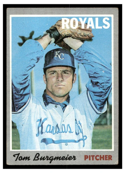 1970 Topps Tom Burgmeier #108 Low Grade front of card