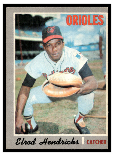 1970 O-Pee-Chee Elrod Hendricks #528 Low Grade front of card