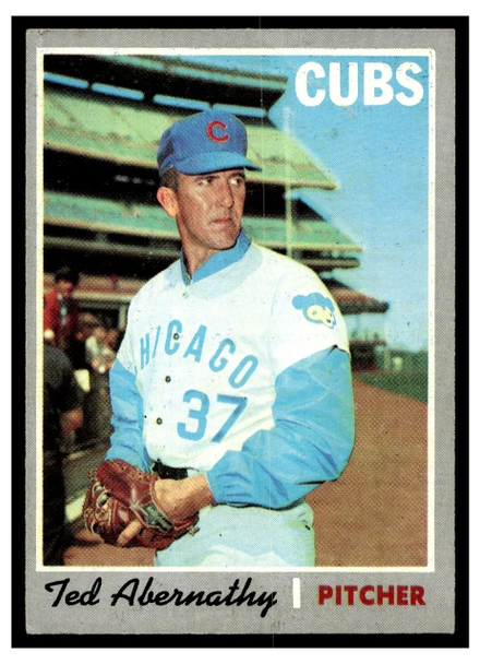 1970 Topps Ted Abernathy #562 Low Grade front of card