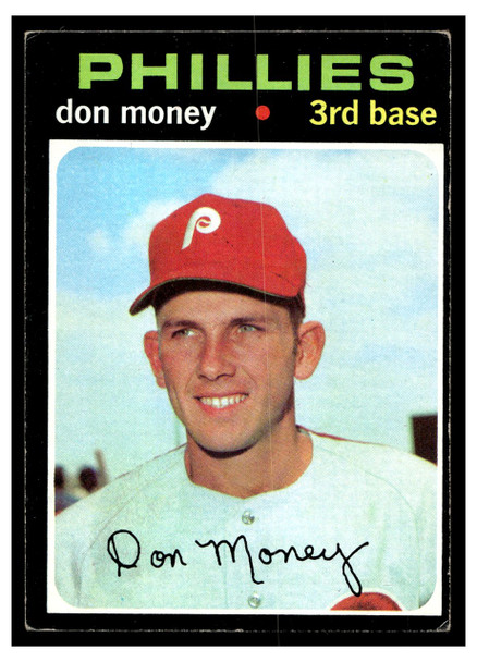 1971 Topps Don Money #49 Low Grade front of card