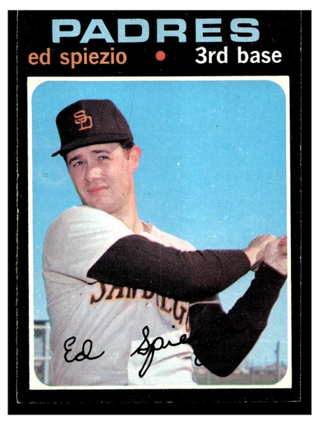 1971 Topps Ed Spiezio #6 Low Grade front of card