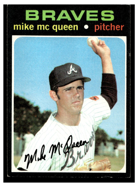 1971 Topps Mike McQueen #8 Low Grade front of card