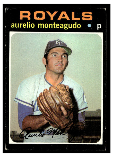 1971 Topps Aurelio Monteagudo #129 Low Grade front of card