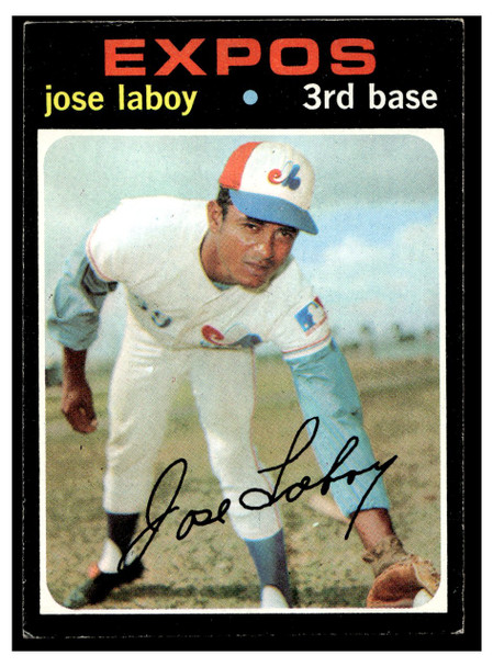 1971 Topps Jose Laboy #132 Low Grade front of card