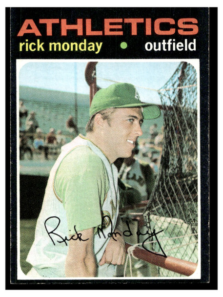 1971 Topps Rick Monday #135 Low Grade front of card