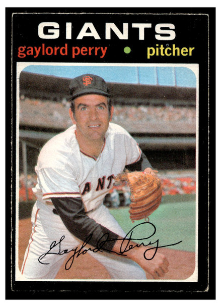 1971 O-Pee-Chee Gaylord Perry #140 HOF Low Grade front of card
