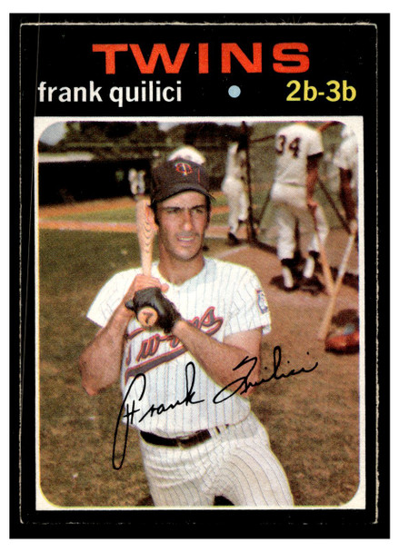 1971 O-Pee-Chee Frank Quilici #141 Low Grade front of card