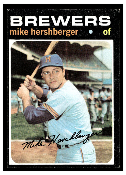 1971 Topps Mike Hershberger #149 Low Grade front of card