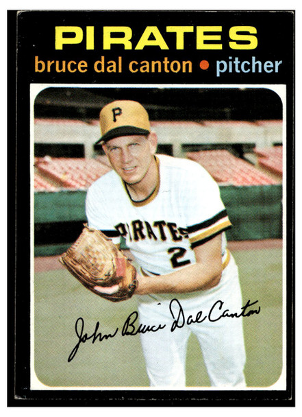 1971 Topps Bruce Dal Canton #168 Low Grade front of card