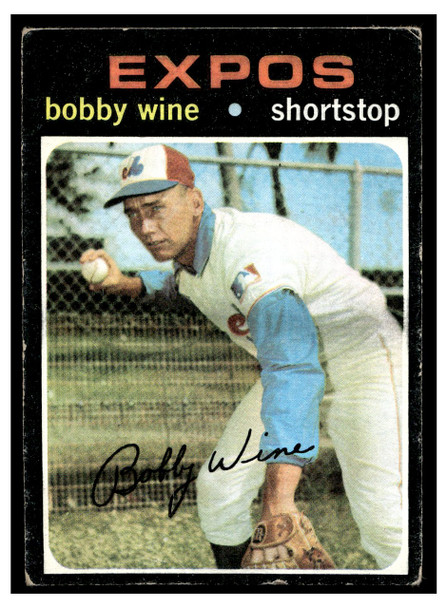 1971 Topps Bobby Wine #171 Low Grade front of card