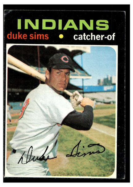 1971 Topps Duke Sims #172 Low Grade front of card