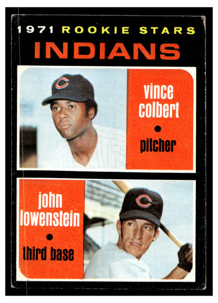 1971 Topps Vince Colbert / John Lowenstein #231 VG front of card