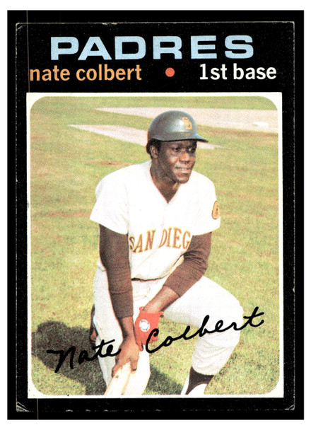 1971 Topps Nate Colbert #235 Low Grade front of card